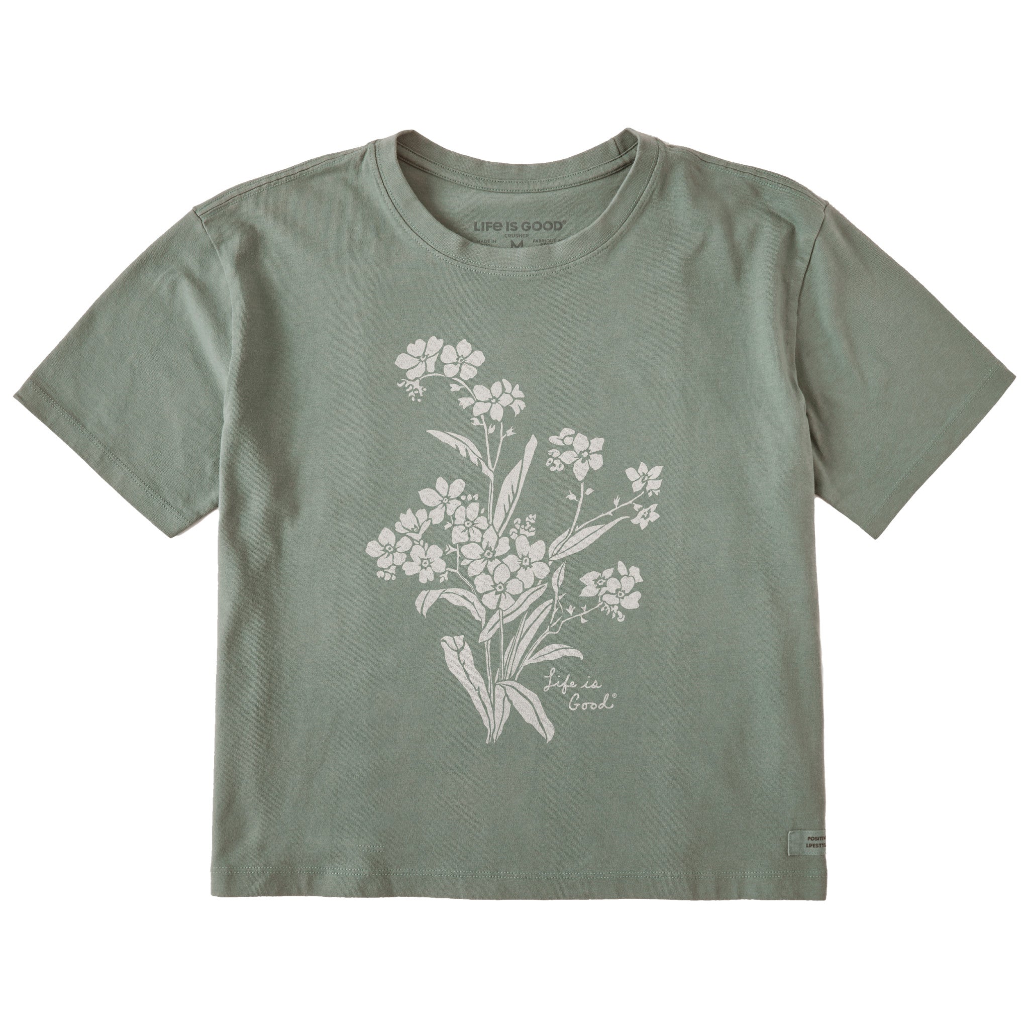 Antique Flowers Crusher Tee