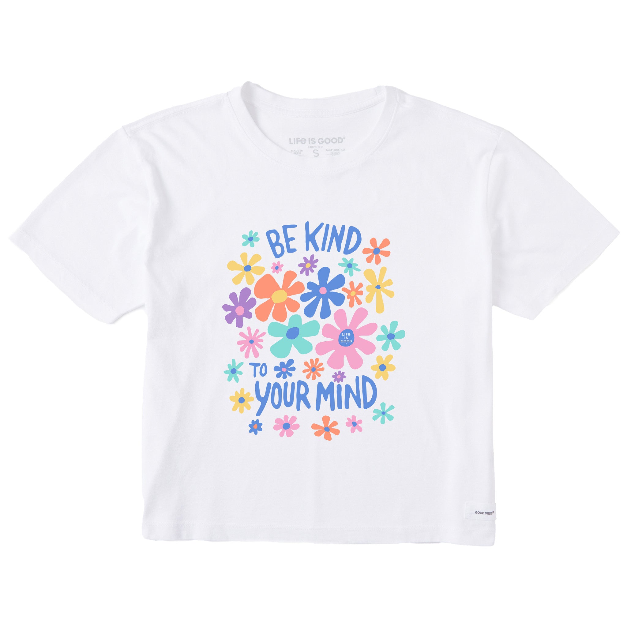 Be Kind To Your Mind Flowers Tee